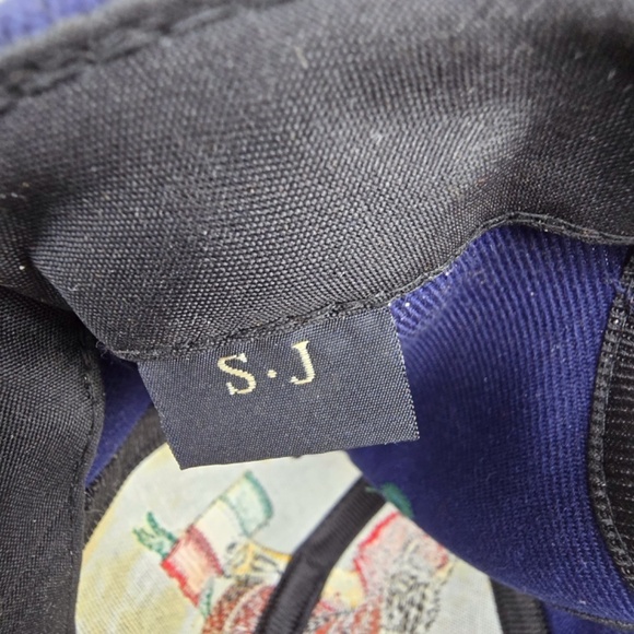 RARE- Colorful Embroidered 3D Horse Barrel Racing Rodeo Western Hat- Blue - Picture 7 of 12